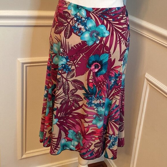 Floral Boho Skirt size Medium - Picture 1 of 7